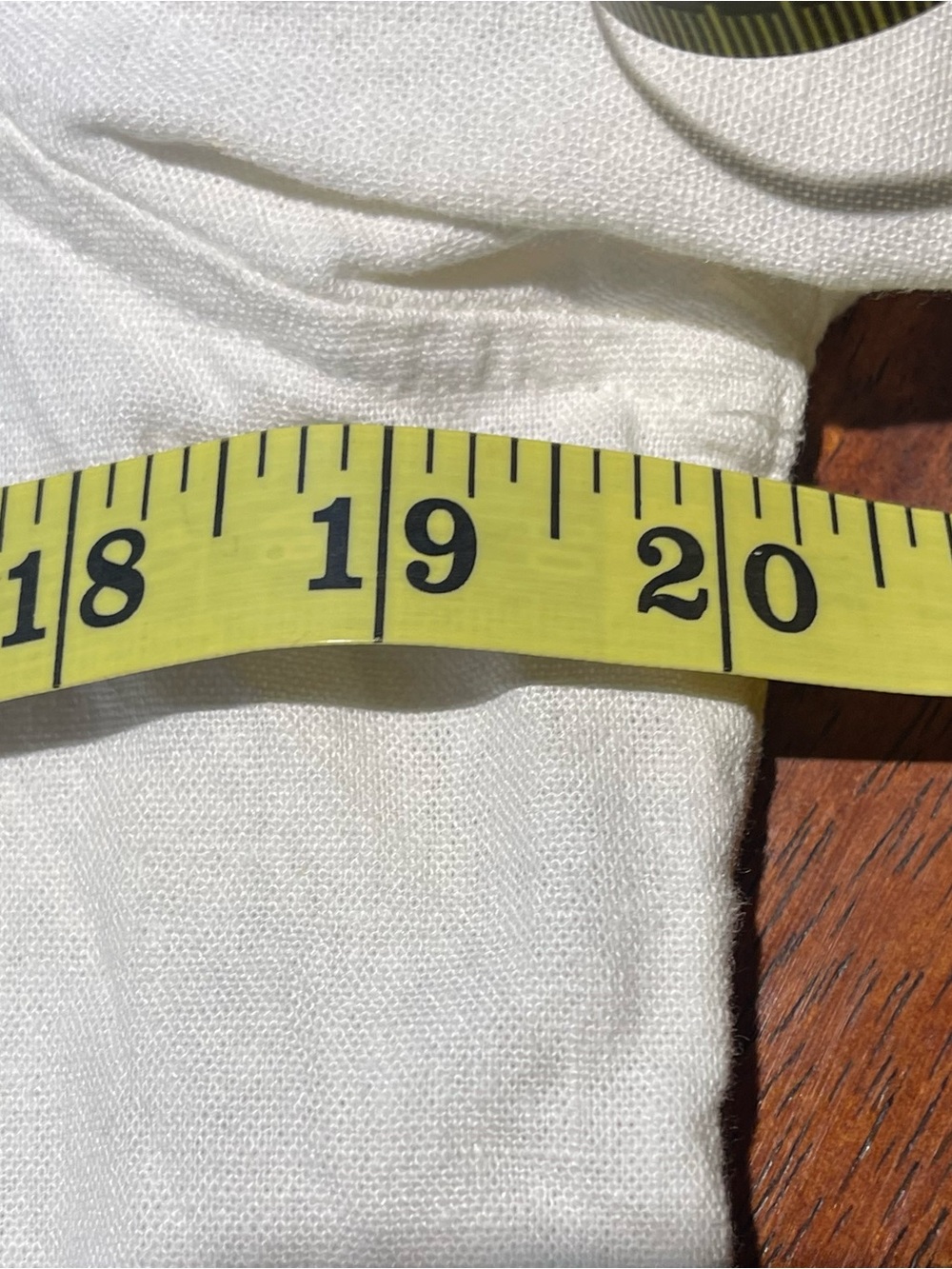 Orvis Off White Linen Shirt - medium - Picture 4 of 11